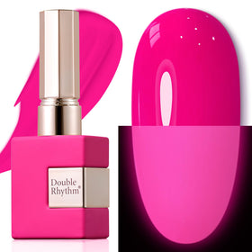 Vernis gel Double Rhythm 15ML rose néon vue de face