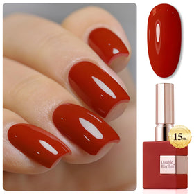 Vernis gel Double Rhythm 15ml Rouge Fer A1454 vue avant