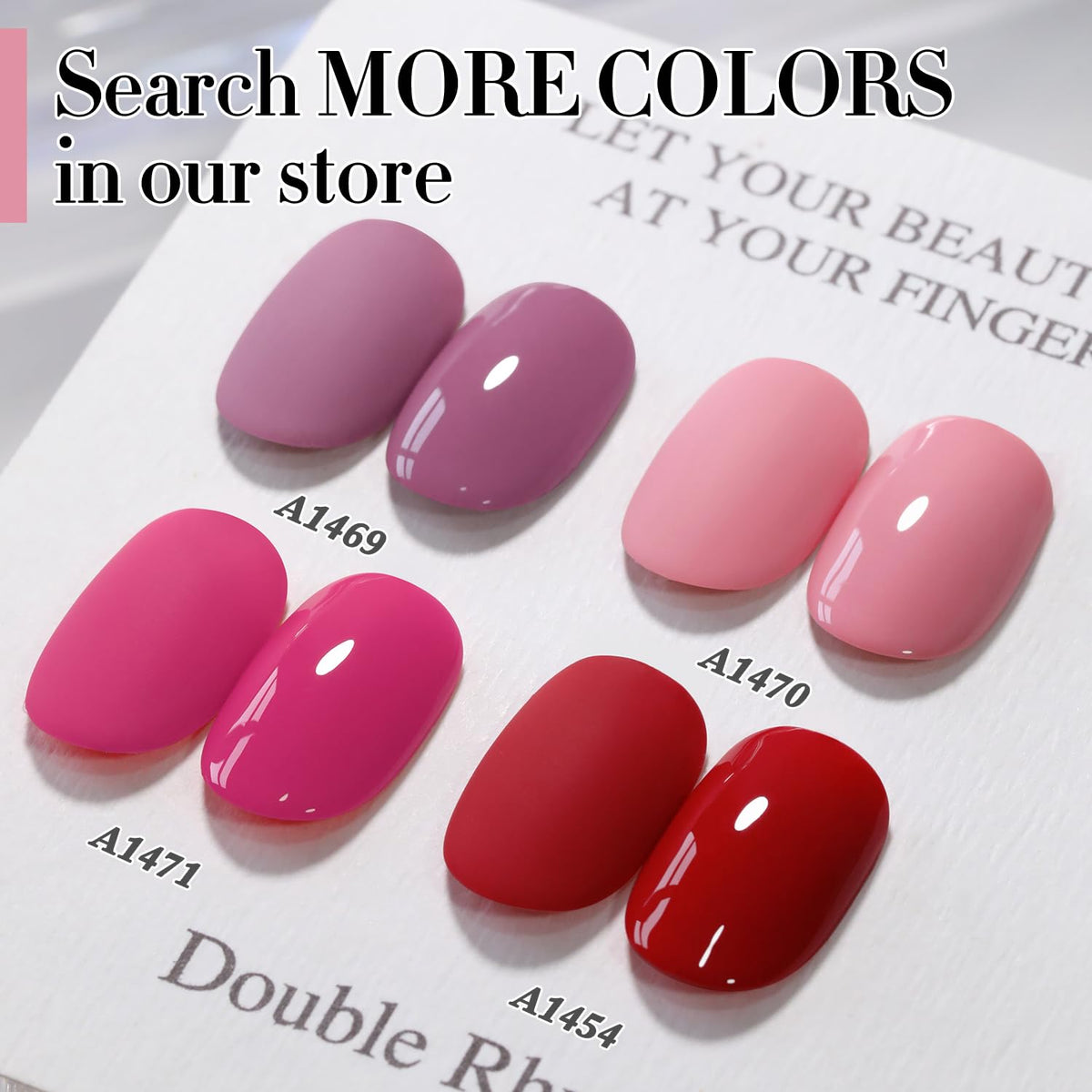 Vernis gel Double Rhythm 15ML sur un fond de table