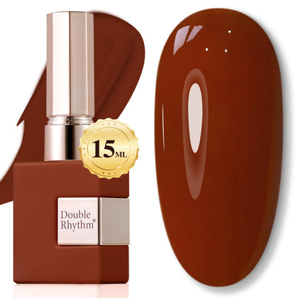 Vernis gel Double Rhythm 15ml Tan Red-A1455 vue avant