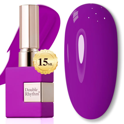 Vernis gel Double Rhythm 15ML violet néon avant application