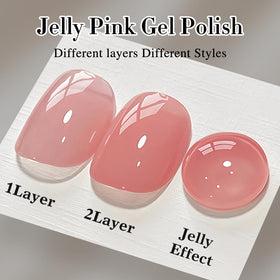 Vernis gel Double Rhythm à côté d'autres produits de nail art
