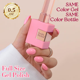 Vernis gel Double Rhythm avant et après application