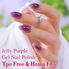 Vernis gel Double Rhythm avant et après application
