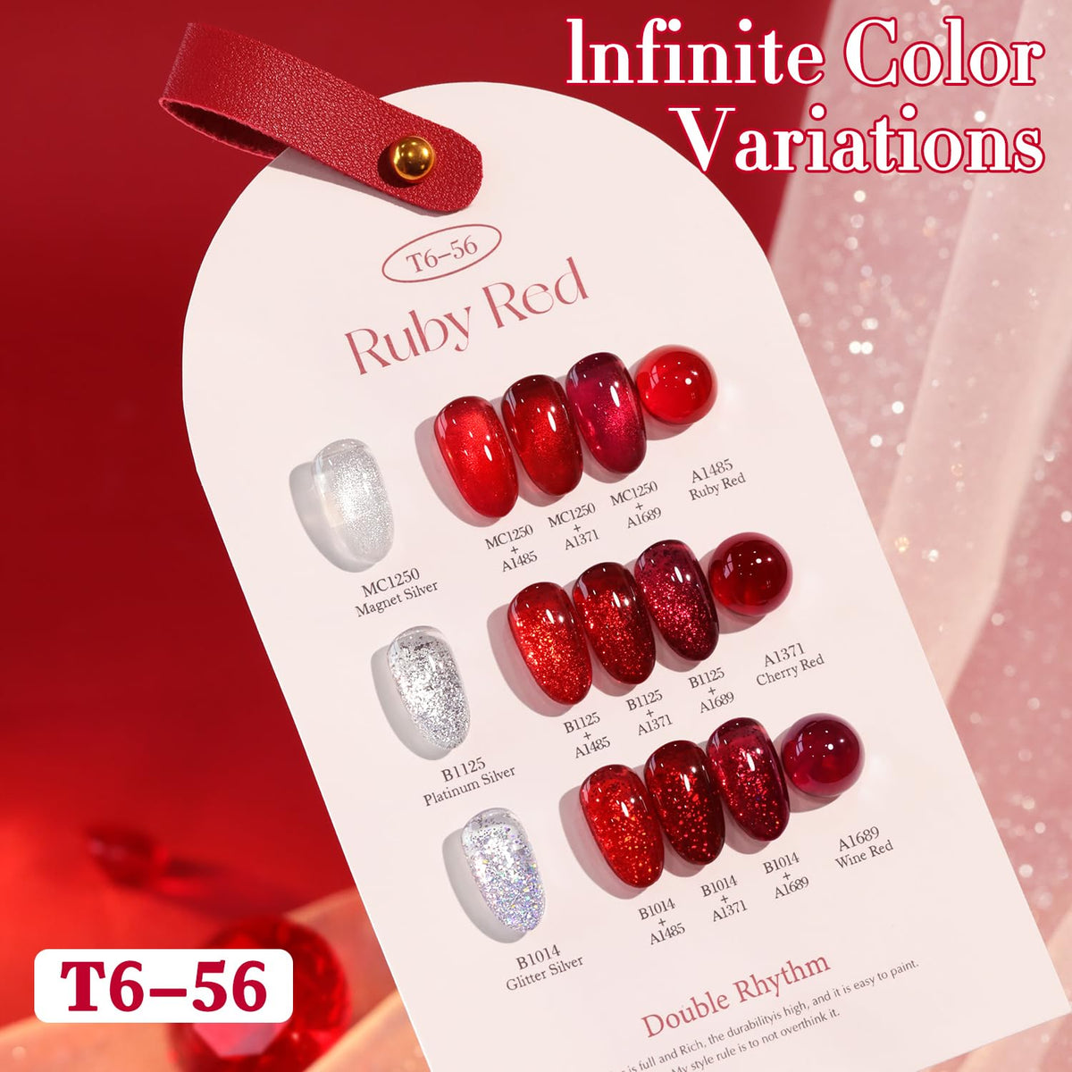 Vernis gel Double Rhythm avec finition brillante