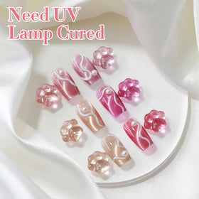 Vernis gel Double Rhythm dans un cadre de manucure à domicile