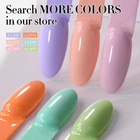 Vernis gel Double Rhythm en couleur réelle sur un ongle