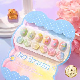 Vernis gel Double Rhythm en cours d'application