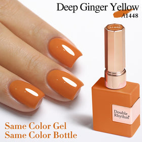 Vernis gel Double Rhythm sur table avec accessoires de manucure