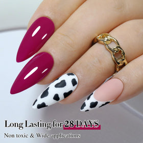 Vernis Gel Double Rhythm Vin Rouge avec lampe UV