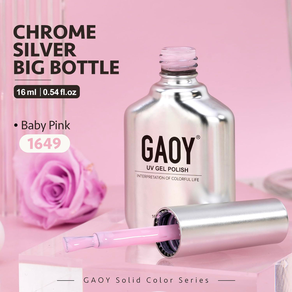 Vernis gel GAOY 16ml avec accessoires de nail art