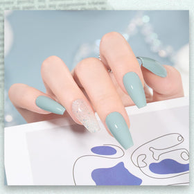 Vernis gel GAOY Cadet Blue avec lampe UV LED