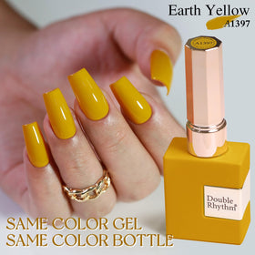 Vernis gel jaune Double Rhythm 15ml packaging