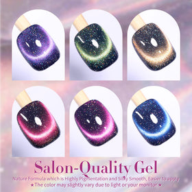 Vernis gel magnétique 9D Born Pretty couleur noire avec éclat