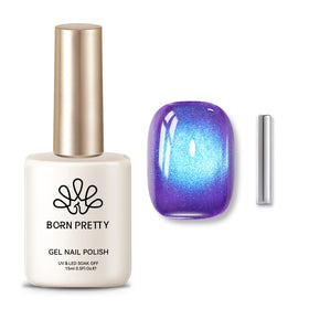 Vernis gel magnétique Born Pretty 15ml couleur indigo à violet