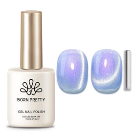 Vernis gel magnétique Born Pretty 15ml couleur violet pailleté