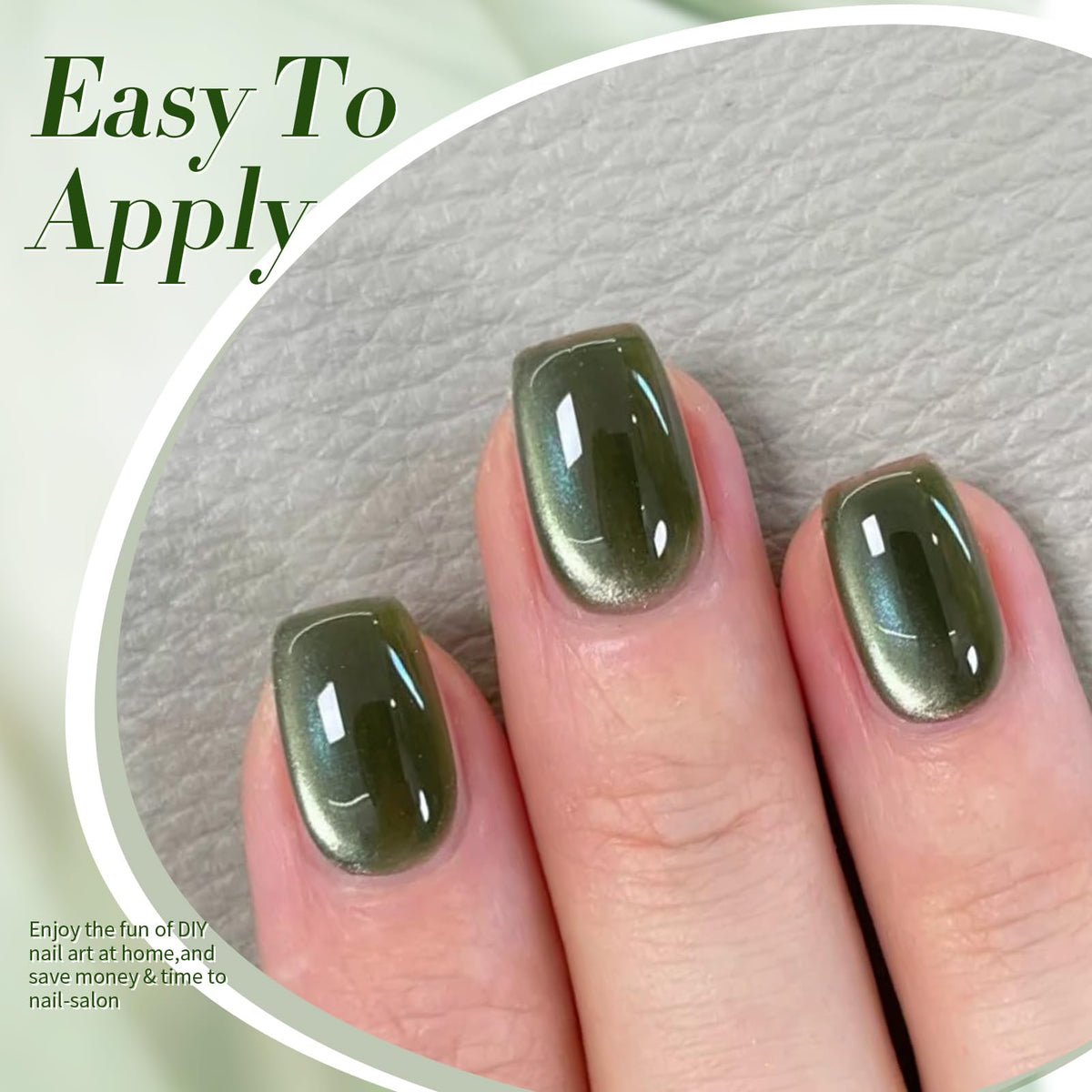 Vernis gel magnétique Born Pretty avec lampe UV/LED