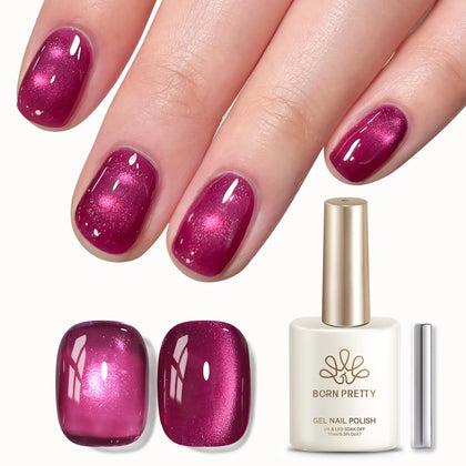 Vernis Gel Magnétique Rose Fuchsia 15ml de Born Pretty