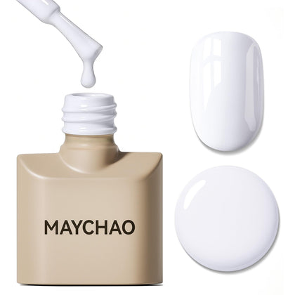 Vernis gel MAYCHAO Antiquewhite 15ml vue avant