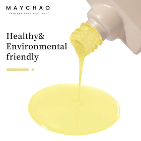 Vernis gel MAYCHAO avec applicateur, couleur jaune
