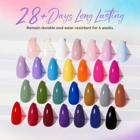 Vernis gel modelones couleur rouge du set 32PCS