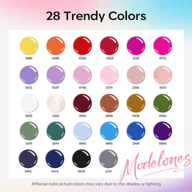 Vernis gel modelones couleur verte du set 32PCS