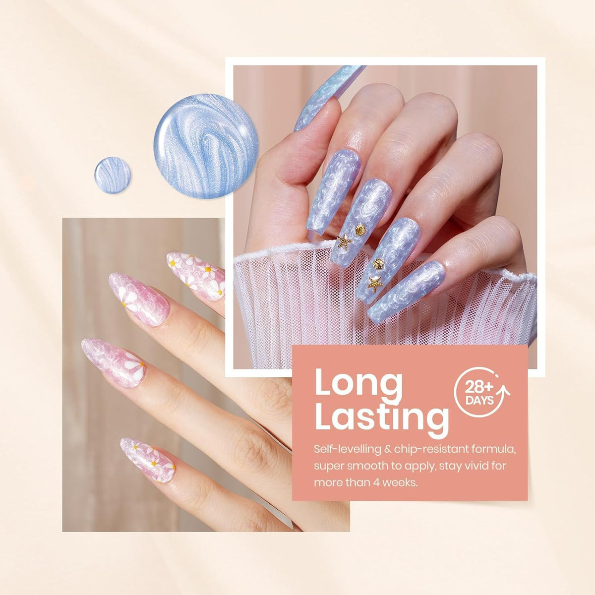 Vernis gel nacré Beetles couleur c553