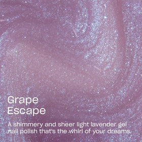 Vernis gel OPI Grape Escape avec éclat violet pâle