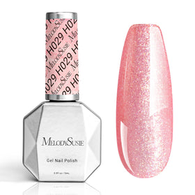 Vernis gel pailleté rose MelodySusie 15 ml face avant
