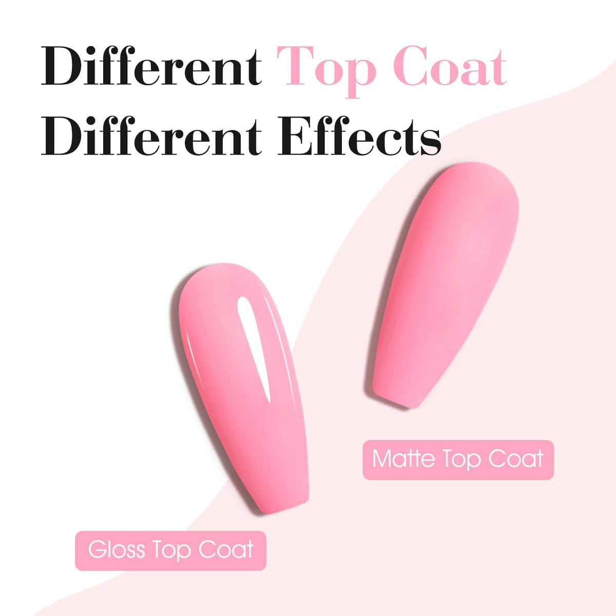 Vernis gel rose CANNI sur un plateau avec accessoires de manucure