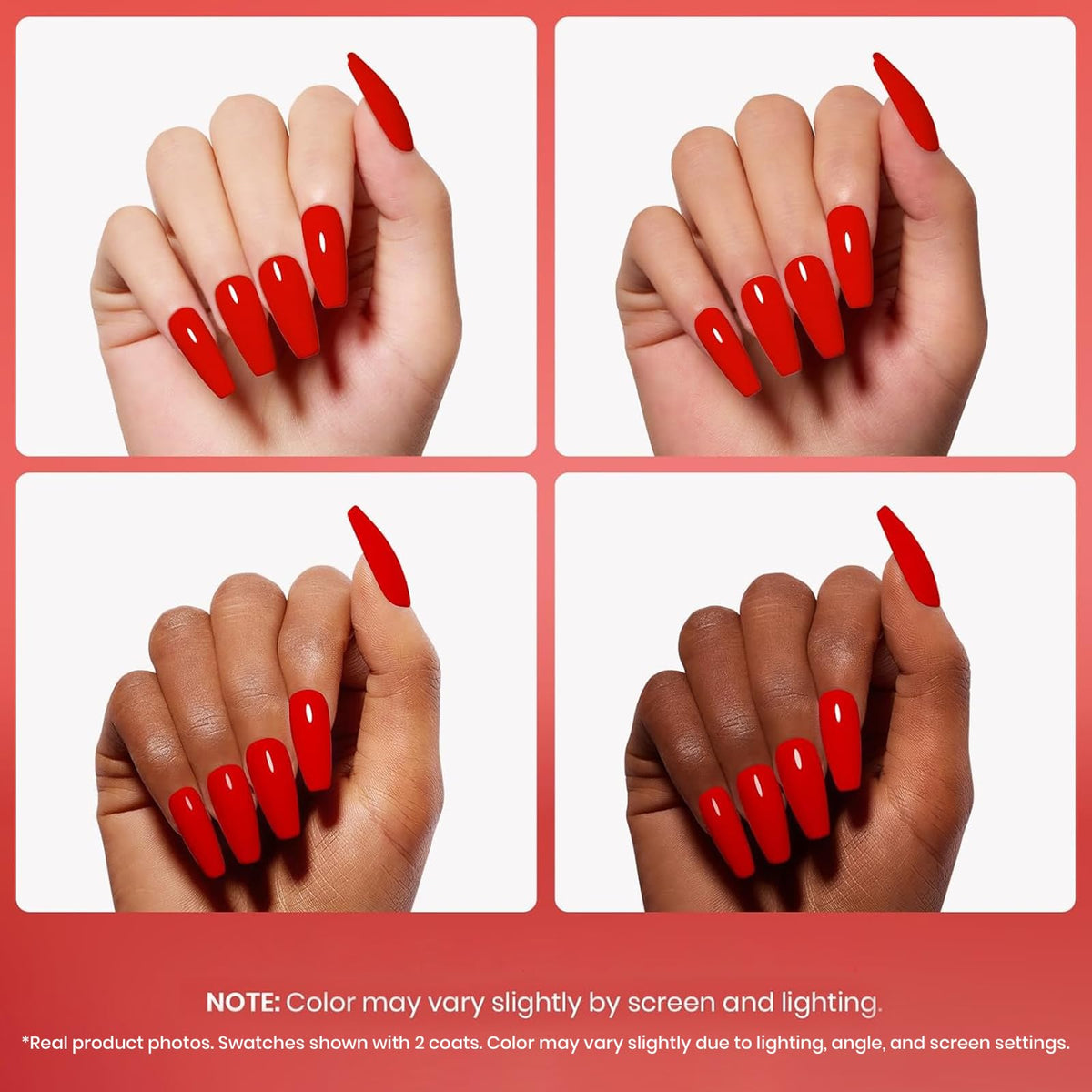 Vernis gel rouge beetles 15ml avec accessoires de manucure