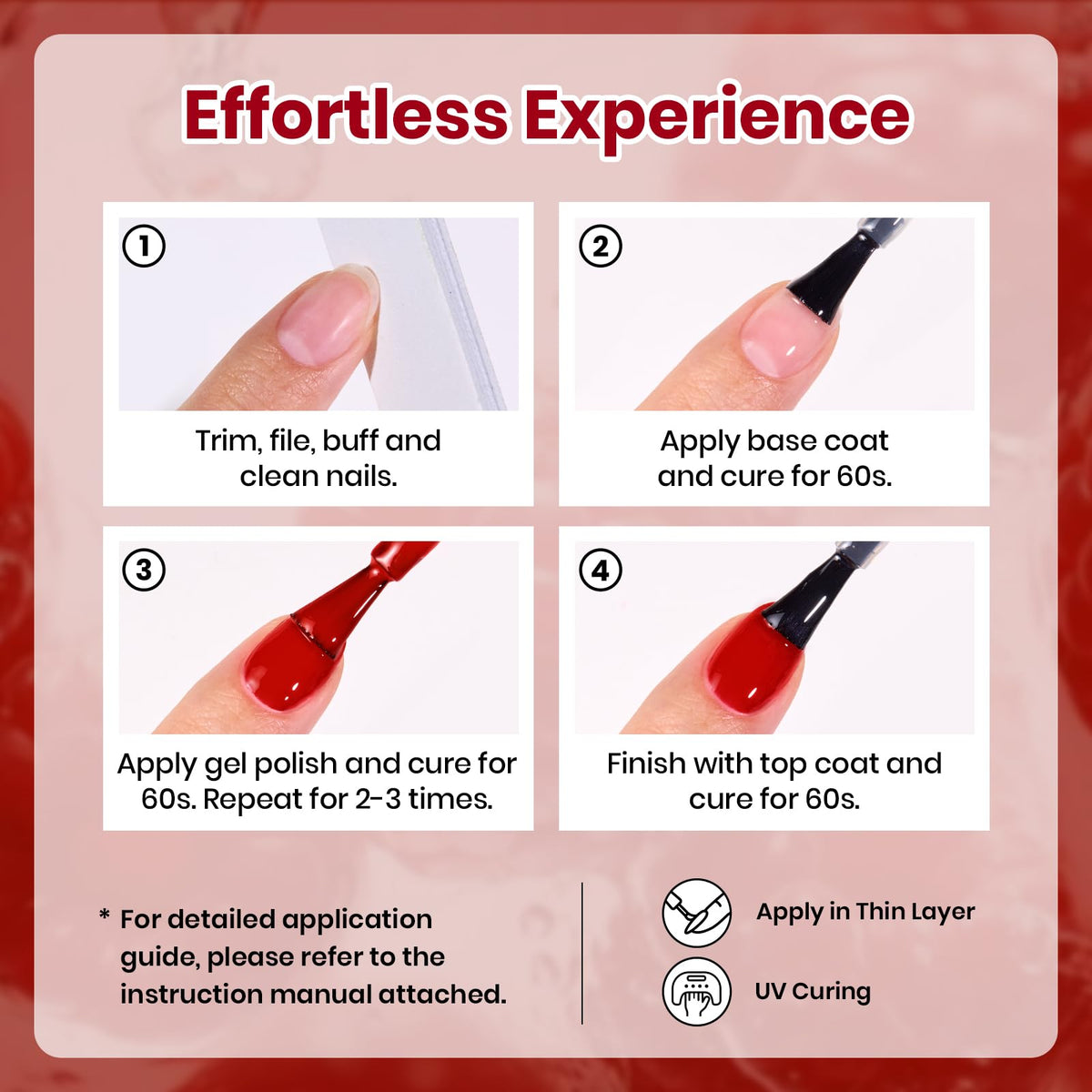 Vernis gel rouge Berry Naughty en usage quotidien