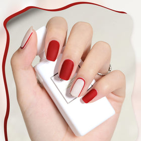 Vernis gel rouge rubis GAOY avec finition brillante
