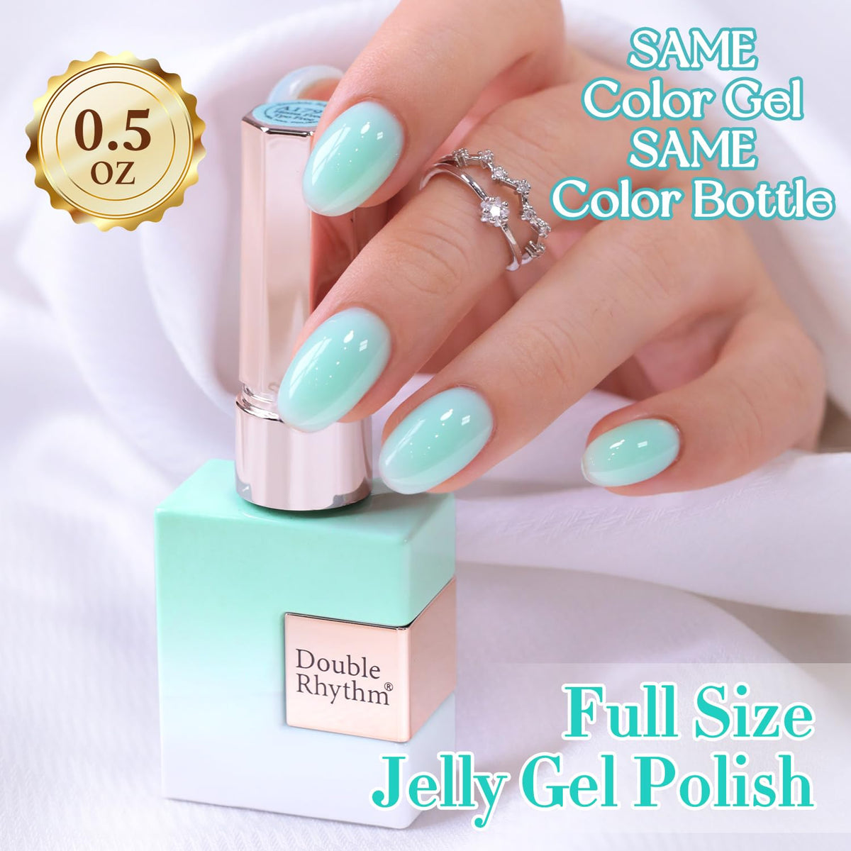 Vernis gel translucide Double Rhythm avec effet brillant