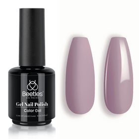Vernis Gel Violet Grise 15ml de beetles, vue avant