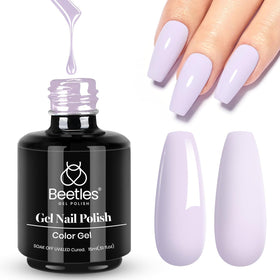 Vernis gel violet mauve beetles 15ml vue de face