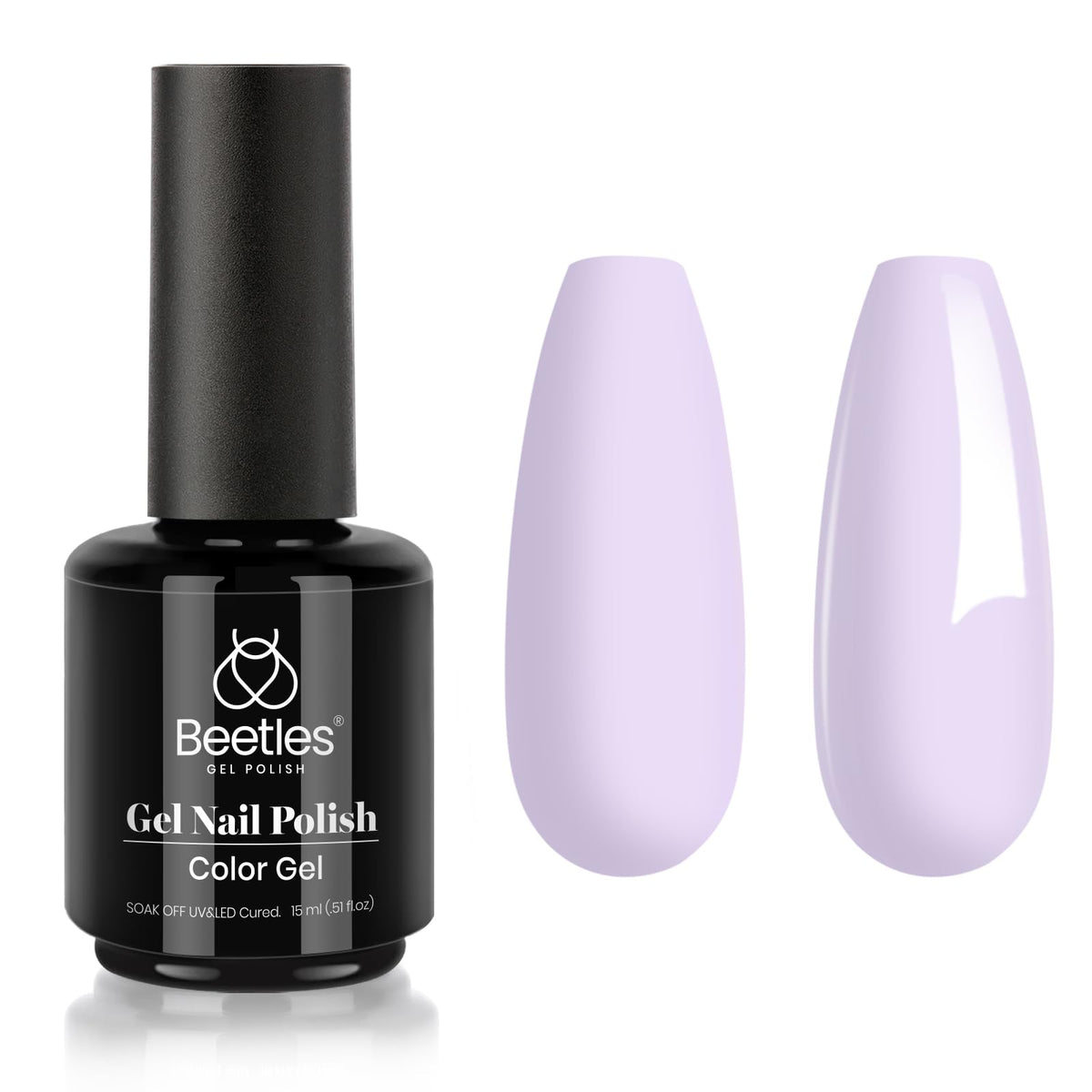 Vernis gel violet mauve beetles avec lumière LED