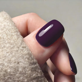 Vernis Gel Vishine 15ml violet, application sur ongles