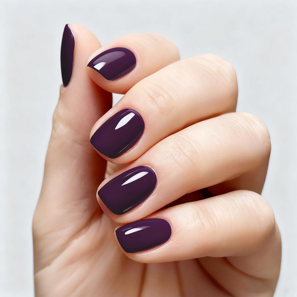Vernis Gel Vishine 15ml violet, texture sur pinceau