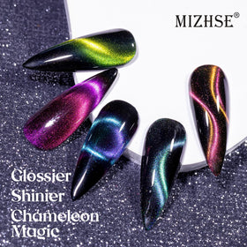 Vernis noir du kit MIZHSE avec texture lisse