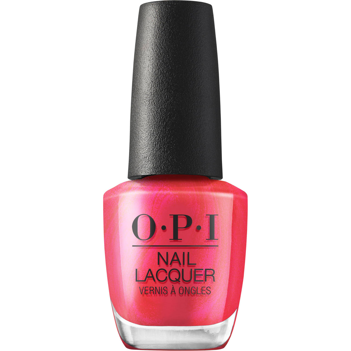 Vernis OPI Pompeii Pink avec fini brillant en gros plan
