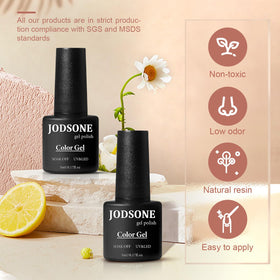 Vernis pailleté et mat du kit JODSONE