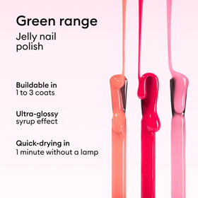 Vernis Pink Sorbet de Manucurist sur fond blanc
