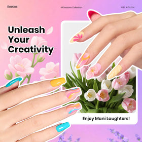 Verre de vernis à ongles gel beetles avec brillance