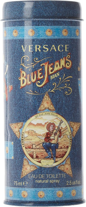 Versace Blue Jeans Eau de Toilette 75 ml avec fond blanc