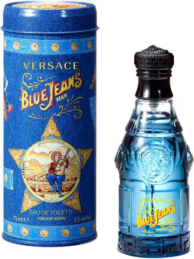 Versace Blue Jeans Eau de Toilette 75 ml flacon de côté