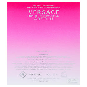 Versace Bright Crystal Absolu dans un cadre de cadeau