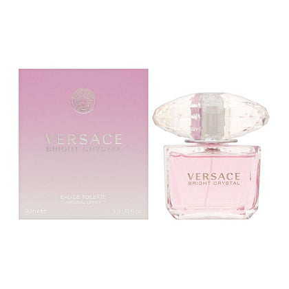 Versace Bright Crystal Eau de Toilette 100 ml vue de face avec emballage