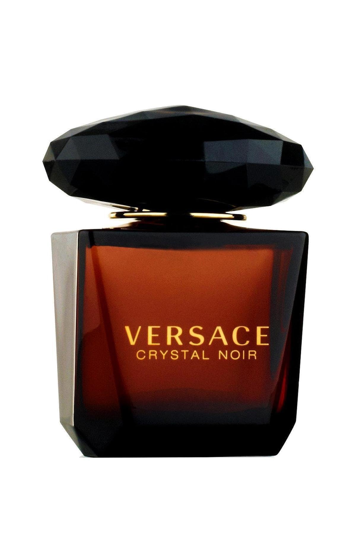 Versace Crystal Noir Eau de Toilette 90ml sur une coiffeuse