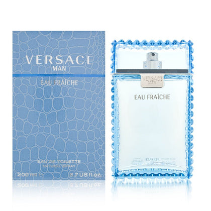 Versace Eau Fraiche Eau de Toilette 200 ml pour homme, flacon élégant